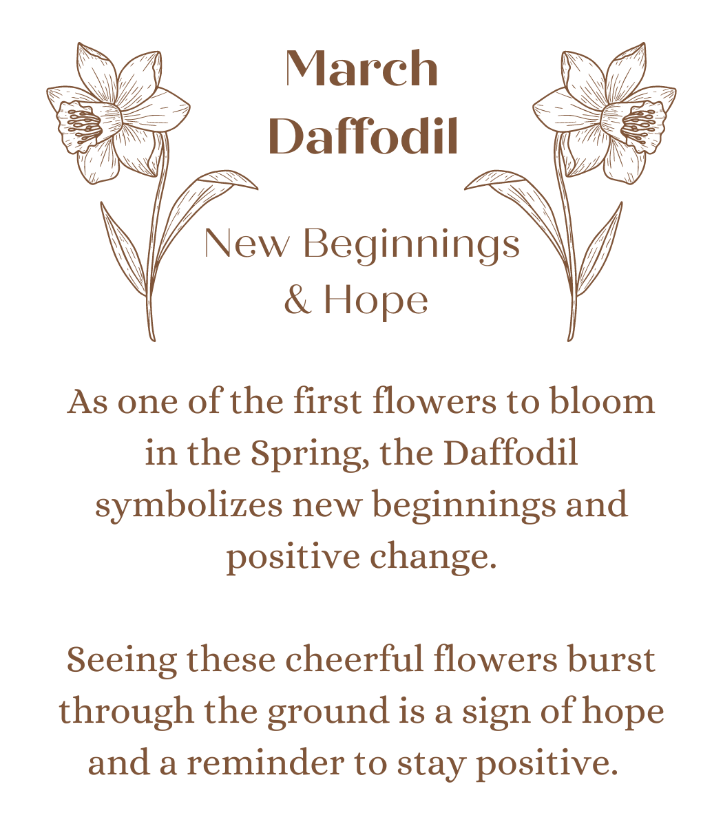 March Birth Month Flower in Luna