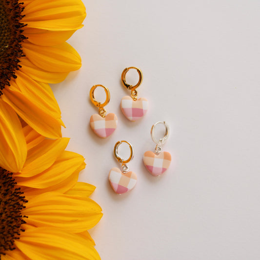 Orange and Pink Gingham in Freya