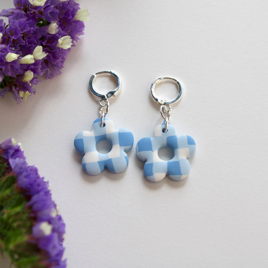 Blue Gingham in Flora Mini