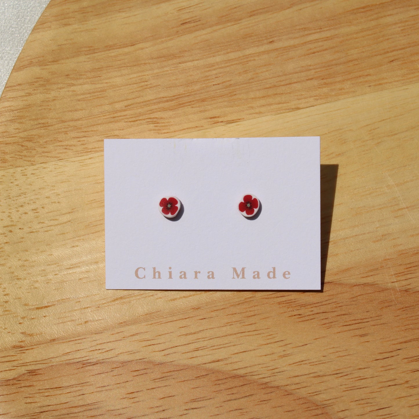 August Birth Month Flower Studs