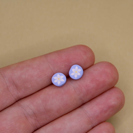 December Birth Month Flower Studs