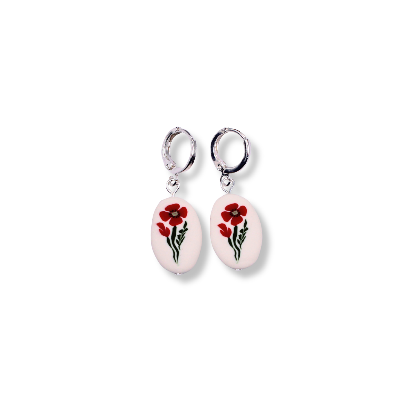 August Birth Month Flower Hoops