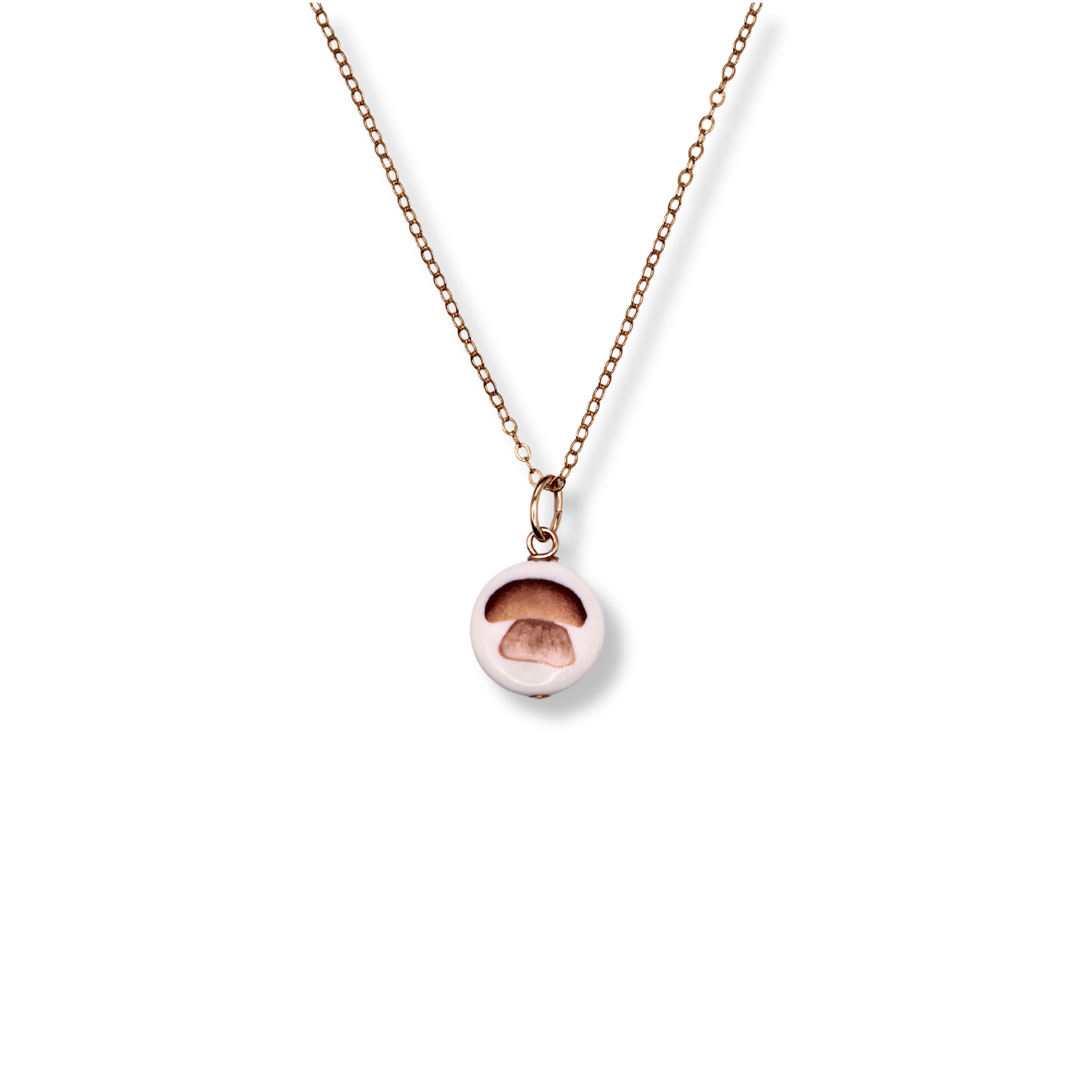 Porcini Mushroom Necklace