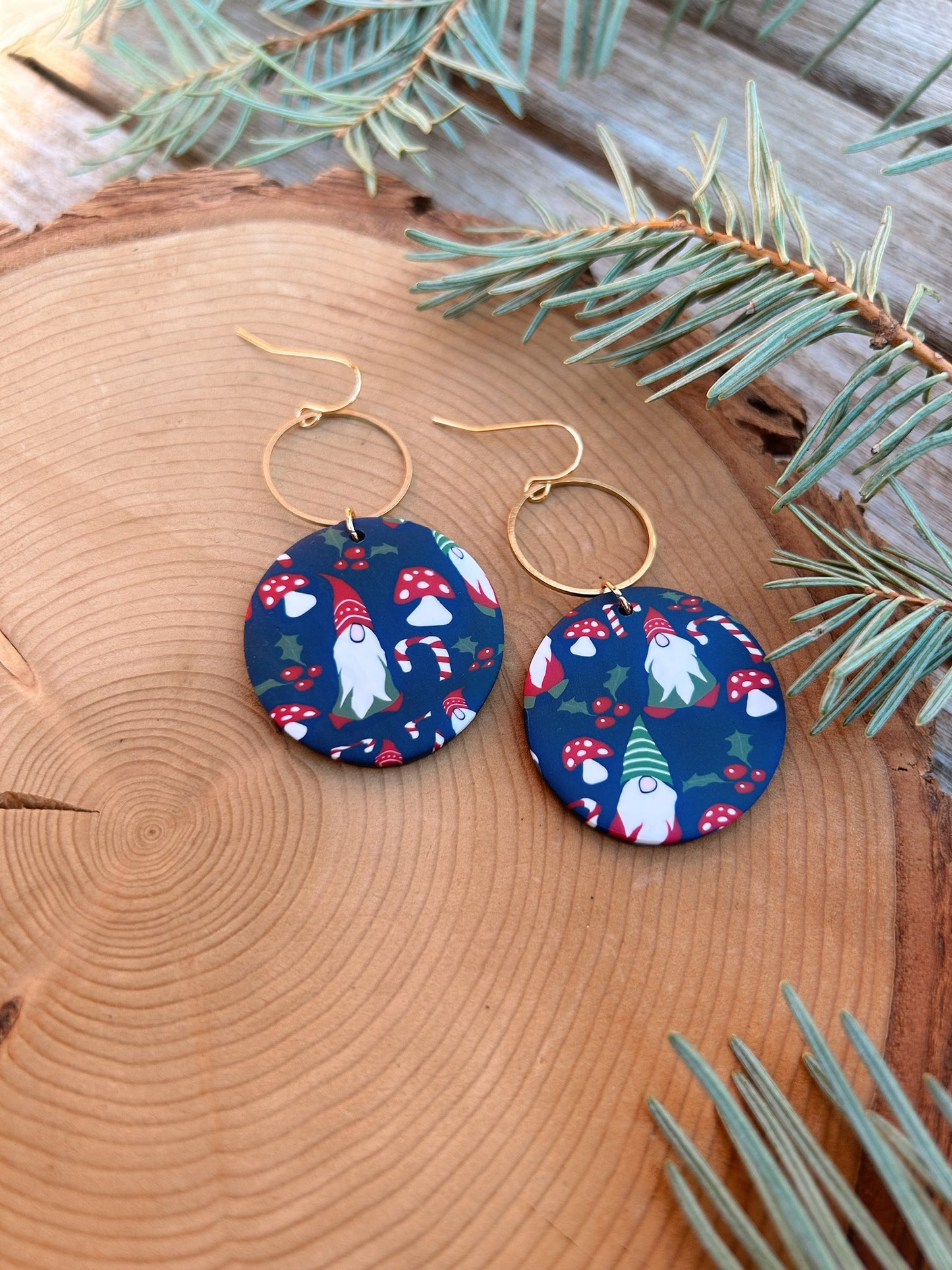 Christmas Earrings in Gaia