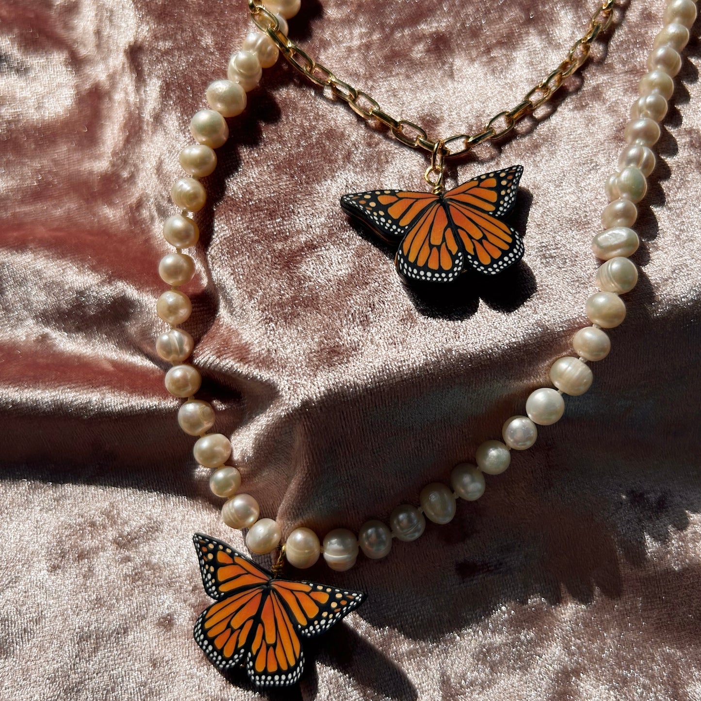 Monarch Butterfly Necklace