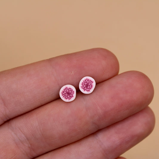 November Birth Month Flower Studs