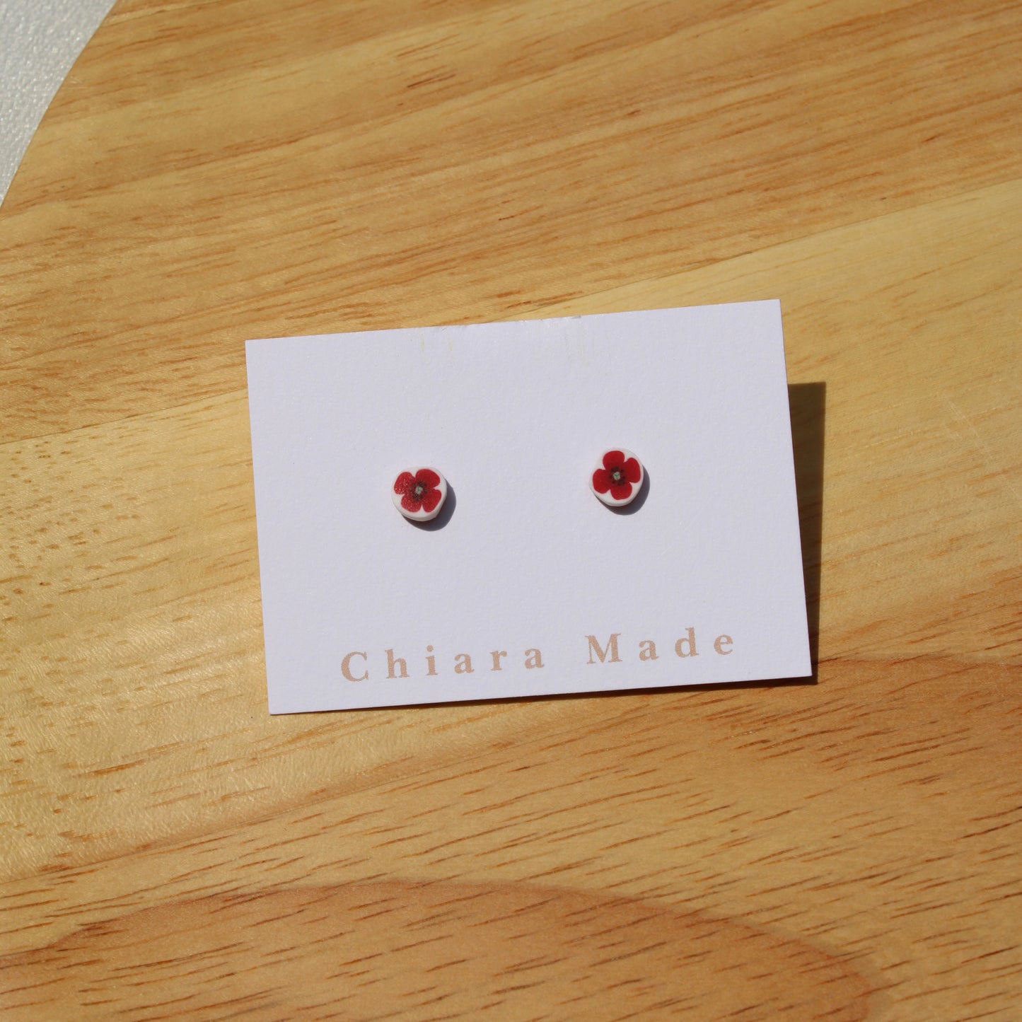 August Birth Month Flower Studs