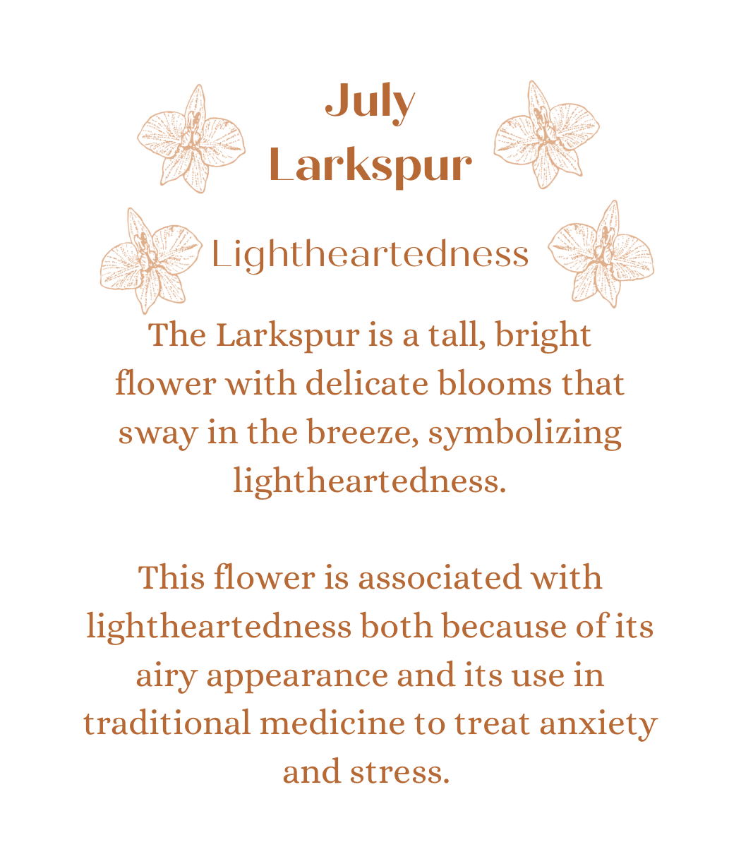July Larkspurs in Luna