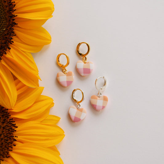 Orange and Pink Gingham in Freya
