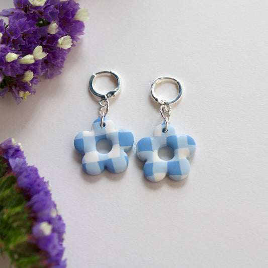 Blue Gingham in Flora Mini