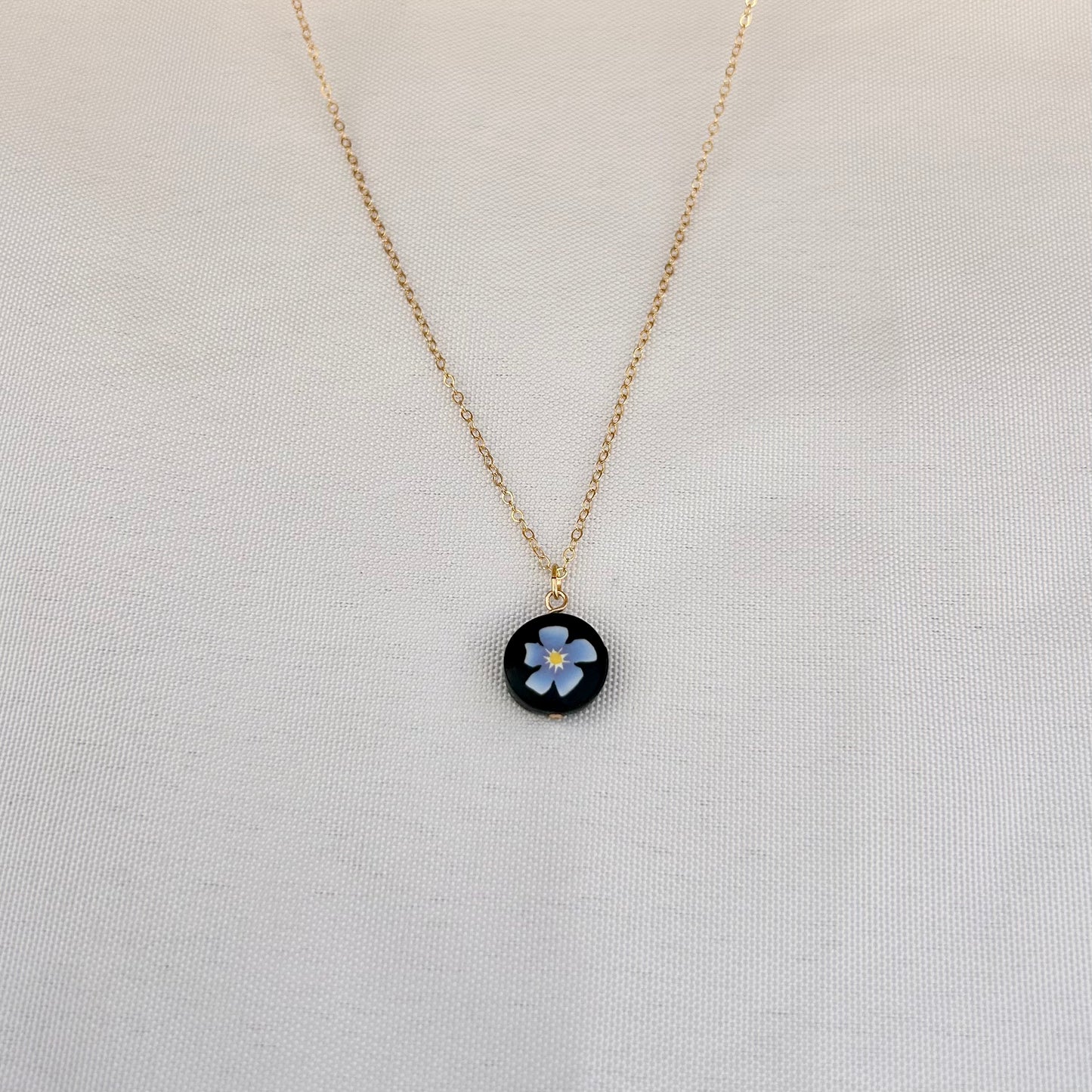 Forget-Me-Not Flower Necklace