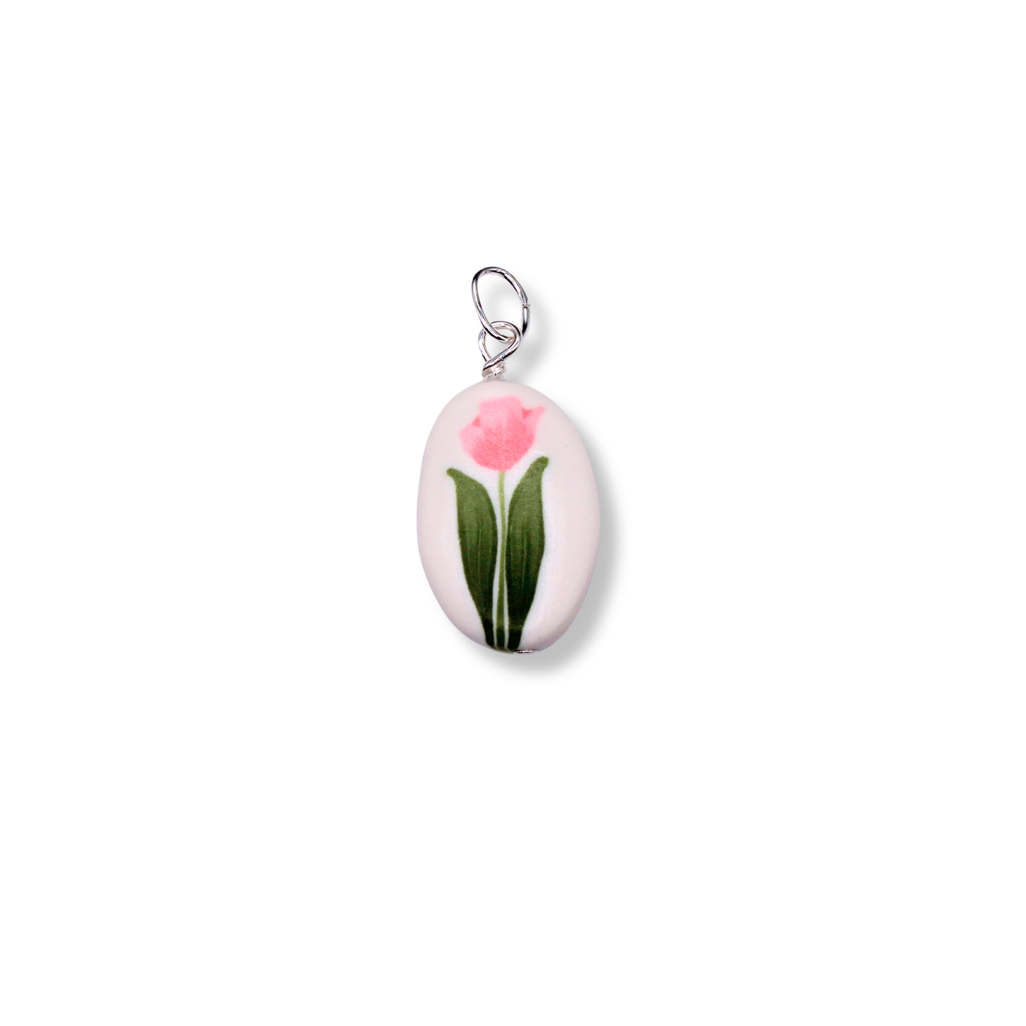 Pink Tulip Necklace