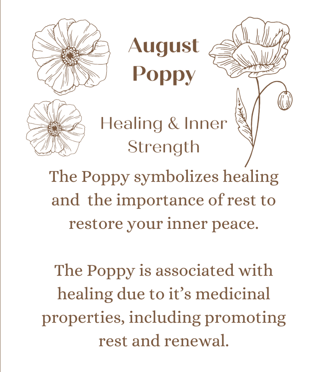 August Birth Flowers in Artemis