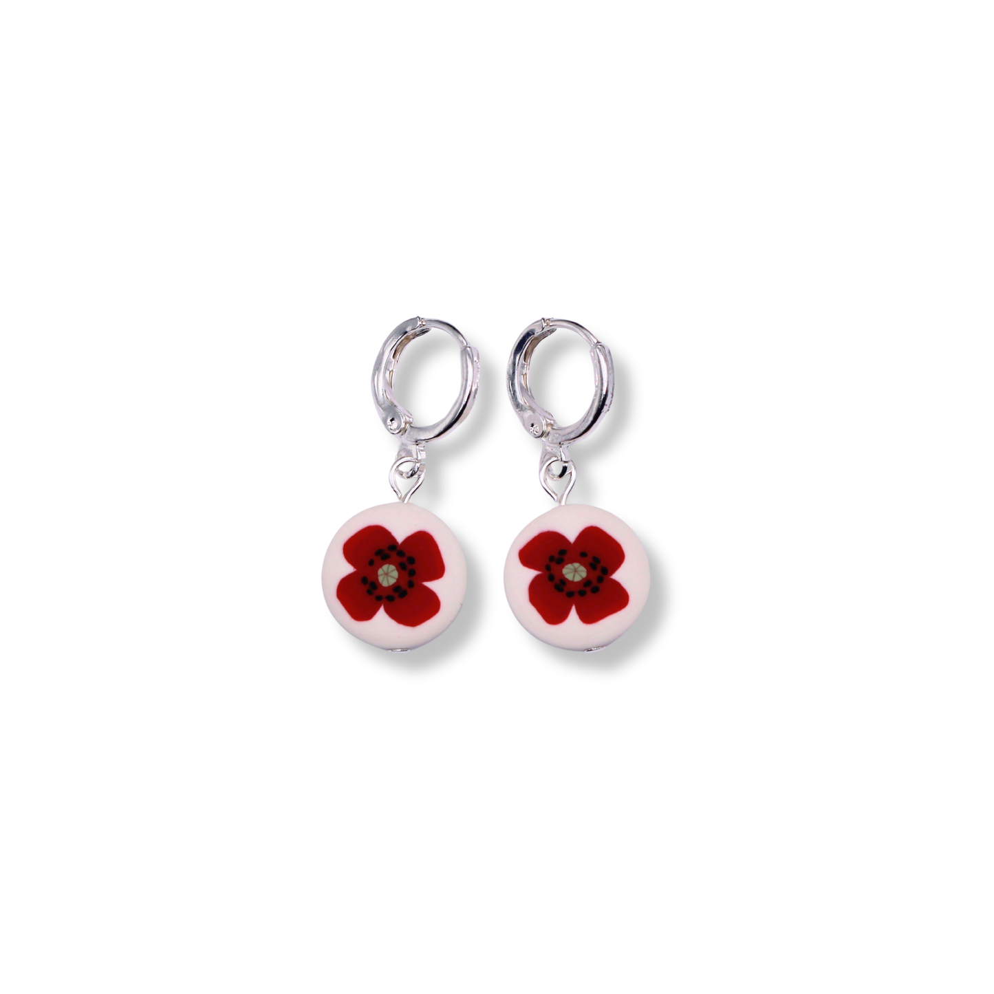 August Birth Month Flower Hoops