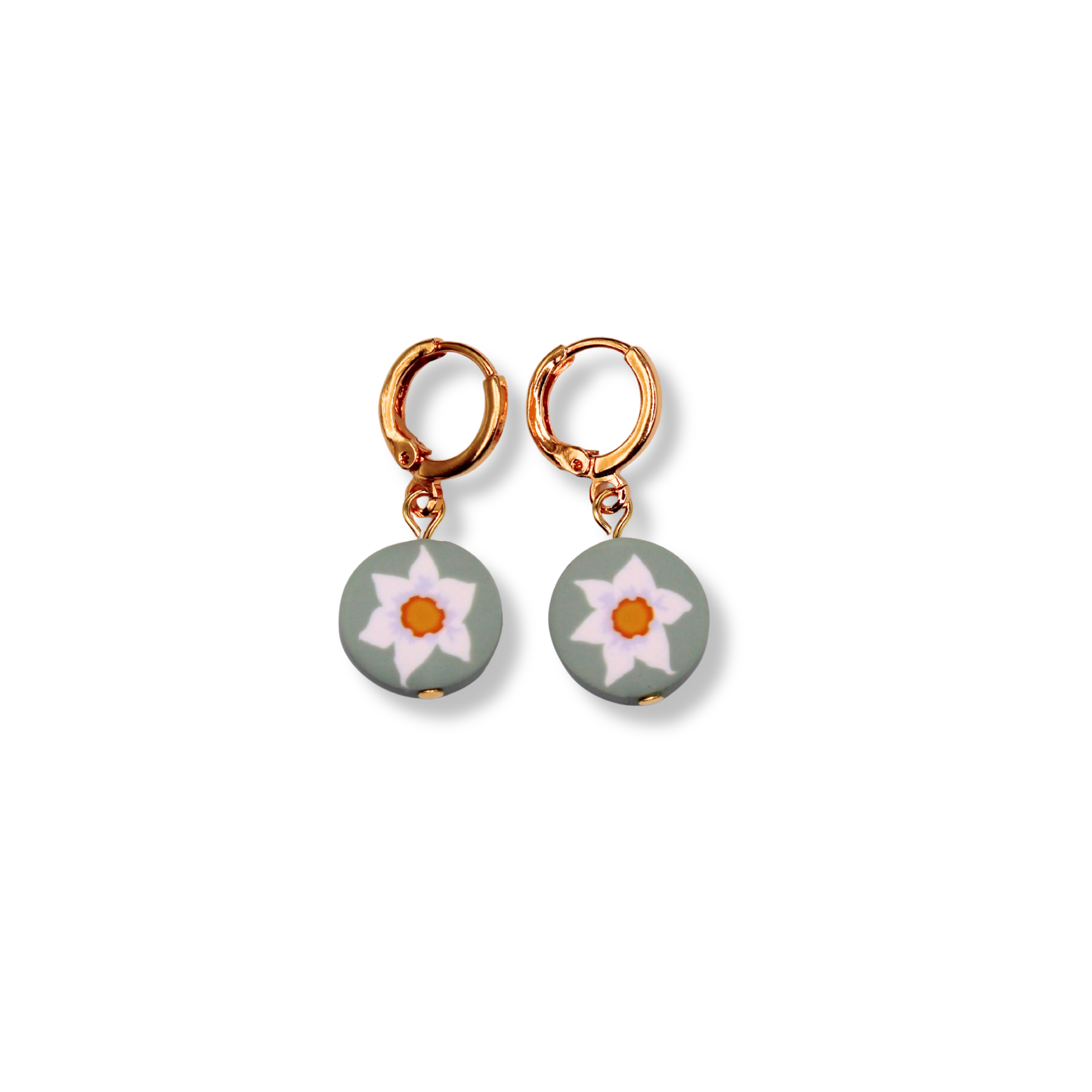 March Birth Month Flower Hoops