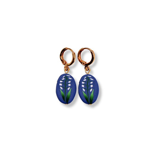 May Birth Month Flower Hoops