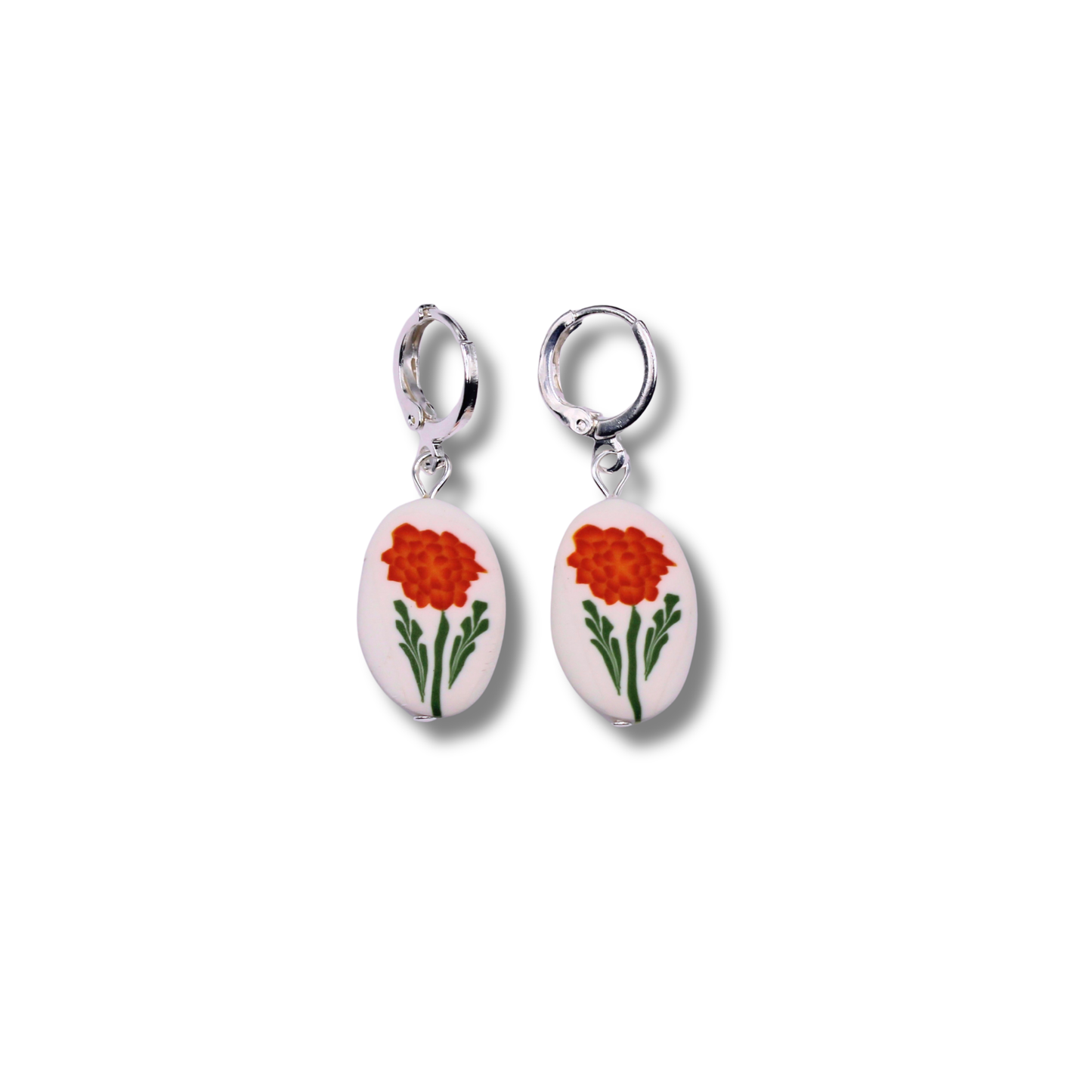 October Birth Month Flower Hoops