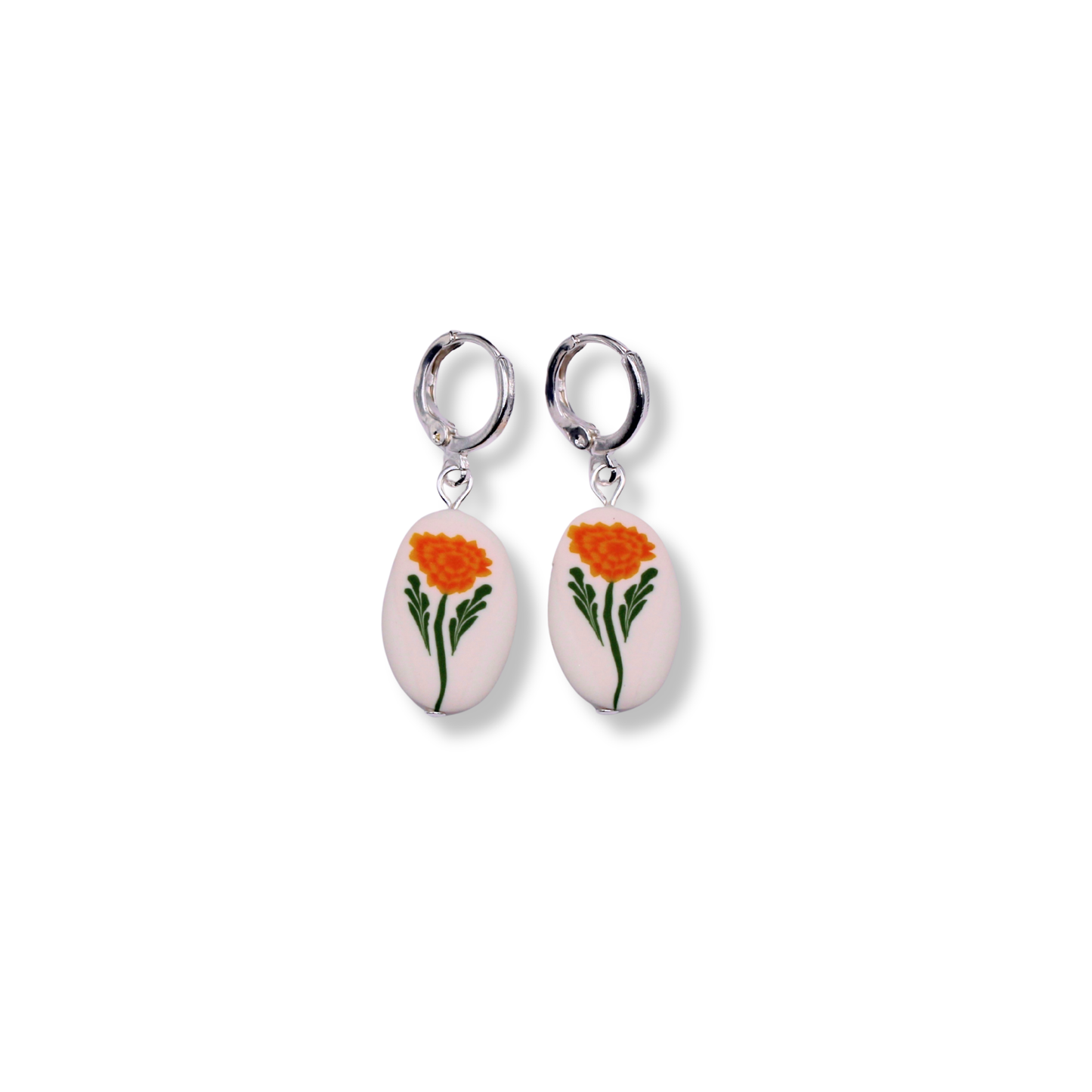 October Birth Month Flower Hoops