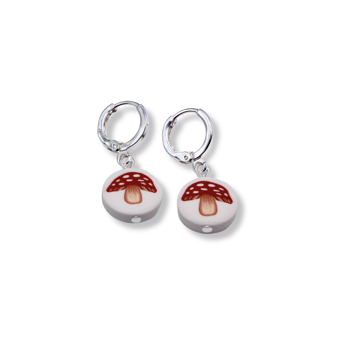 Red Mushroom Hoops