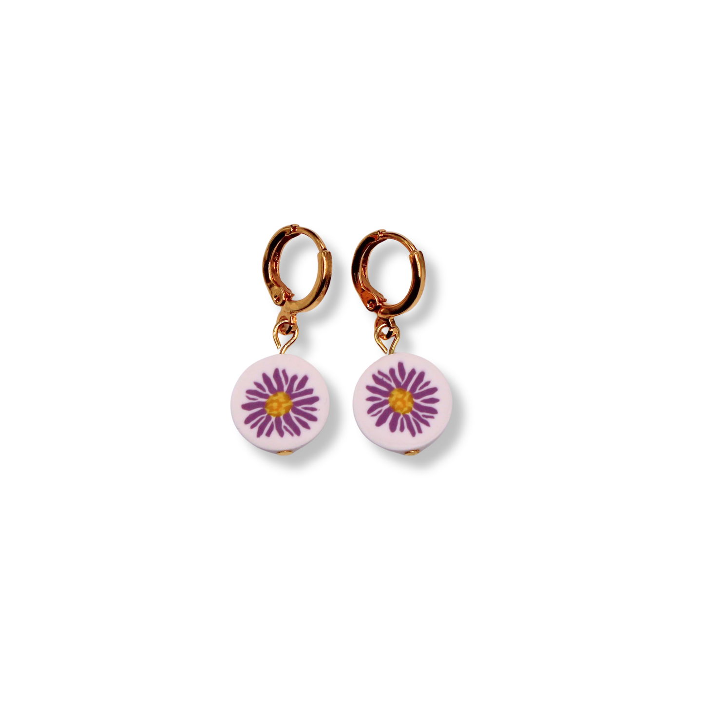 September Birth Month Flower Hoops