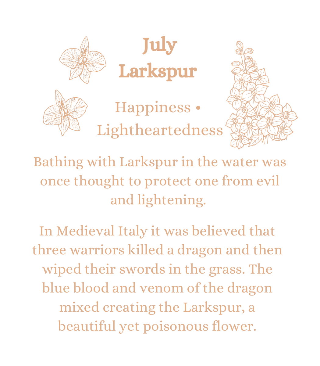 July Birth Month Flower in Sol